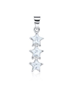 Triple Star Silver Pendant SPEB-1371